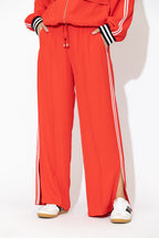 Red Euro Pintuck Sport Pant