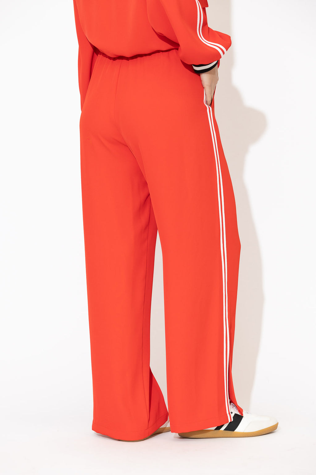 Red Euro Pintuck Sport Pant