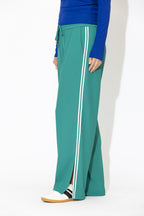 Teal Euro Pintuck Sport Pant