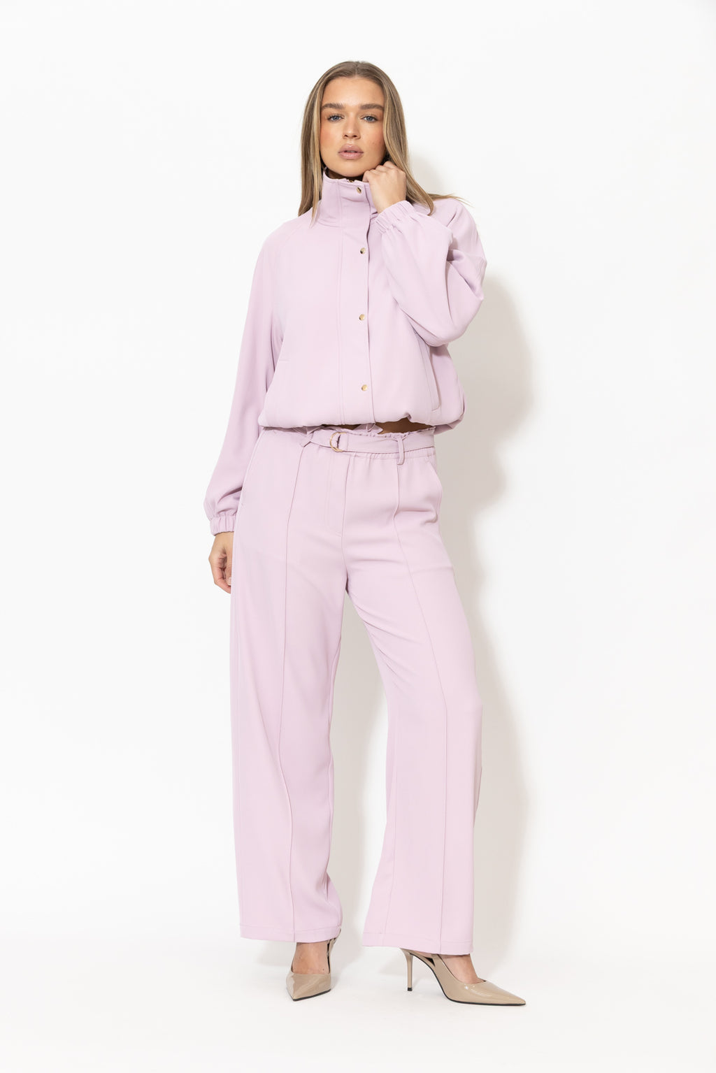 Lilac Euro Athleisure Jacket
