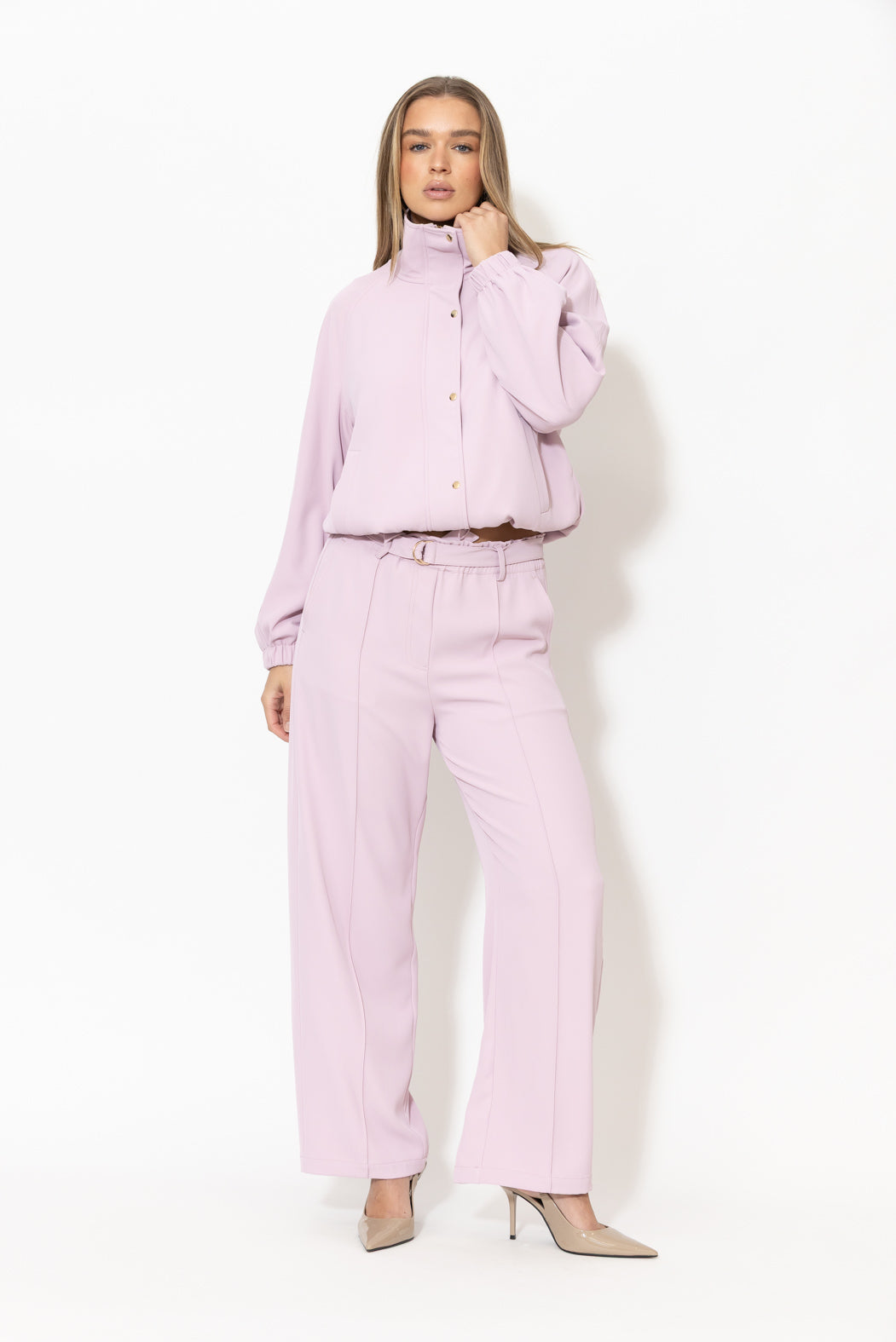 Lilac Euro Athleisure Jacket
