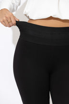 Black Ponte Waist Shaper Miracle Pant