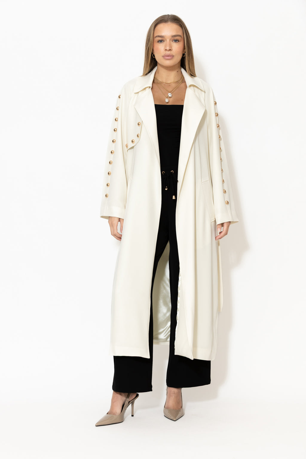 Ivory Lustra Dome Trench