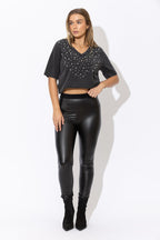 Black Coated Classic Miracle Pants