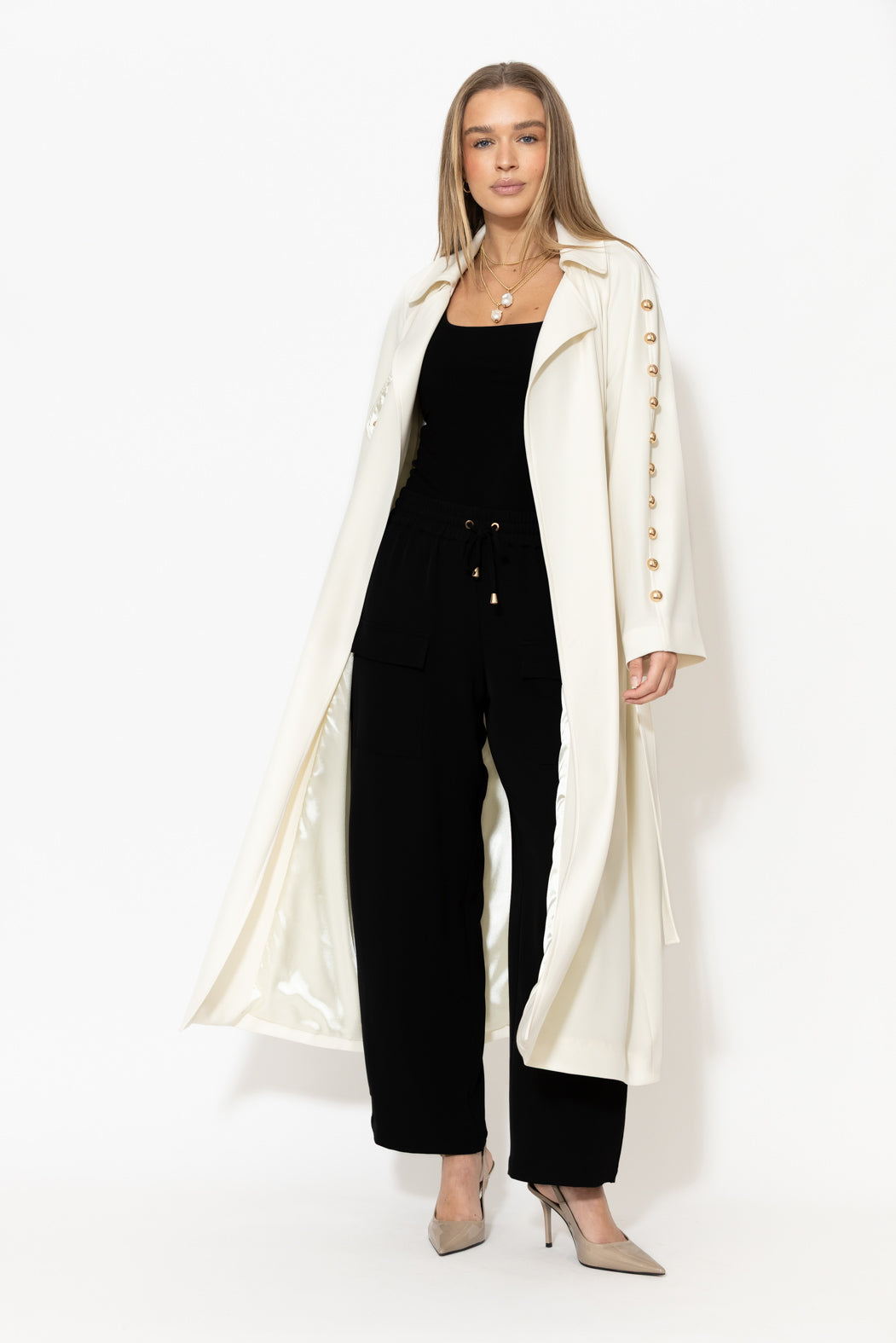 Ivory Lustra Dome Trench