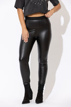 Black Coated Classic Miracle Pants