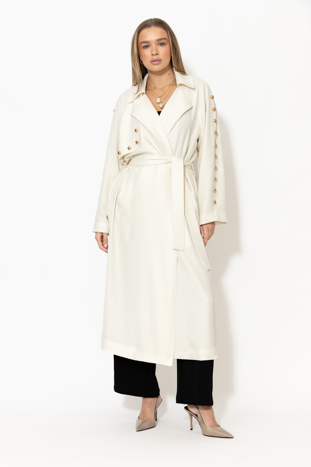 Ivory Lustra Dome Trench