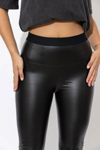 Black Coated Classic Miracle Pants