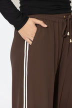 Chocolate Euro Pintuck Sport Pant
