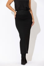 Black Ponte Waist Shaper Miracle Skirt