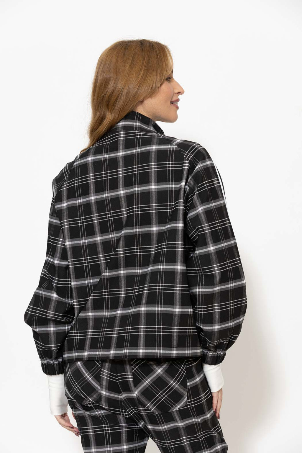Black/White Zip Sport Jacket
