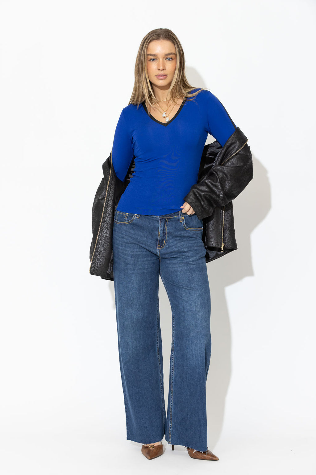 Cobalt Tencel Sport Top