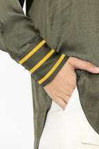 Khaki Glow Military Blogger Shirt