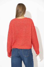 Red Chunky Jumper