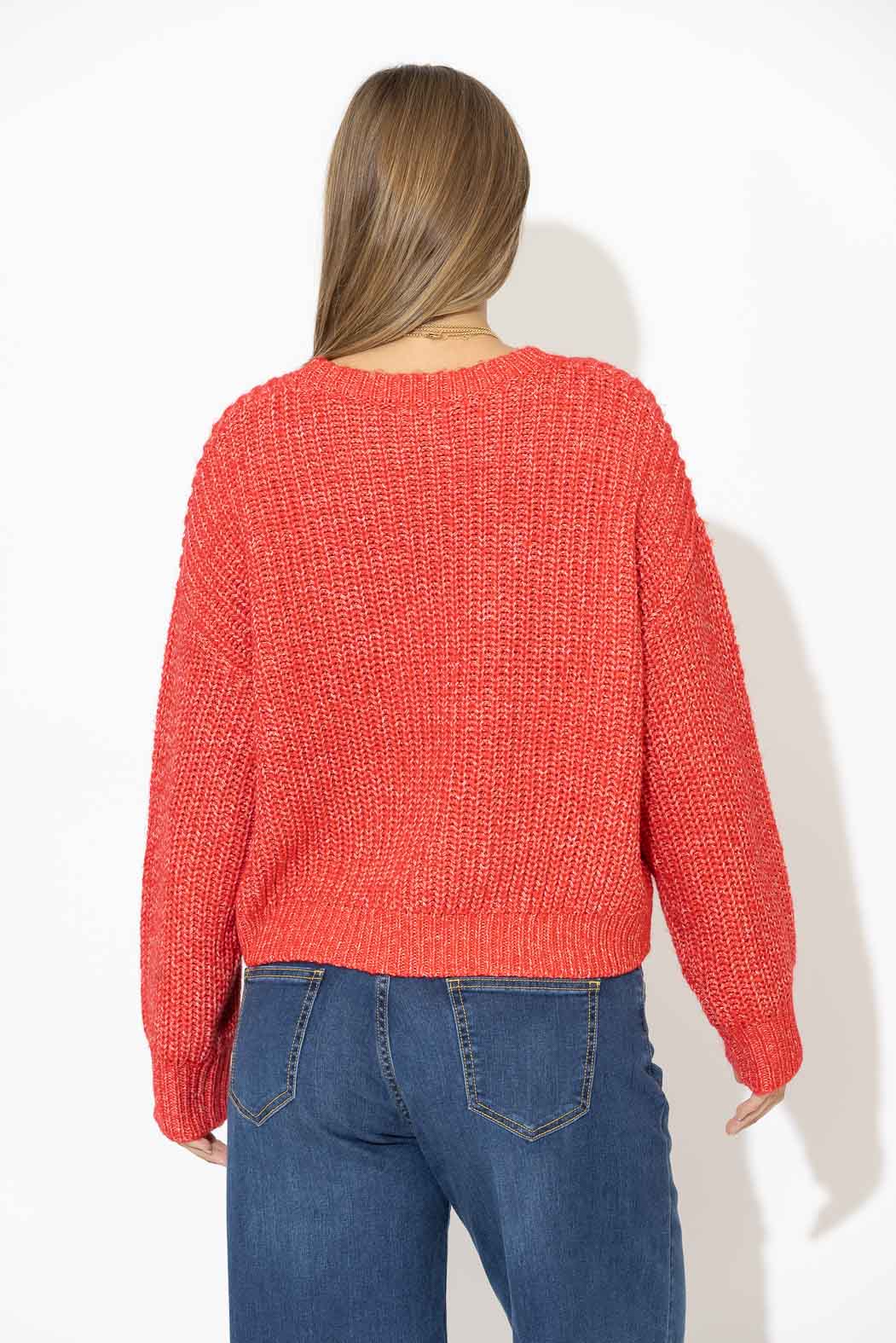 Red Chunky Jumper
