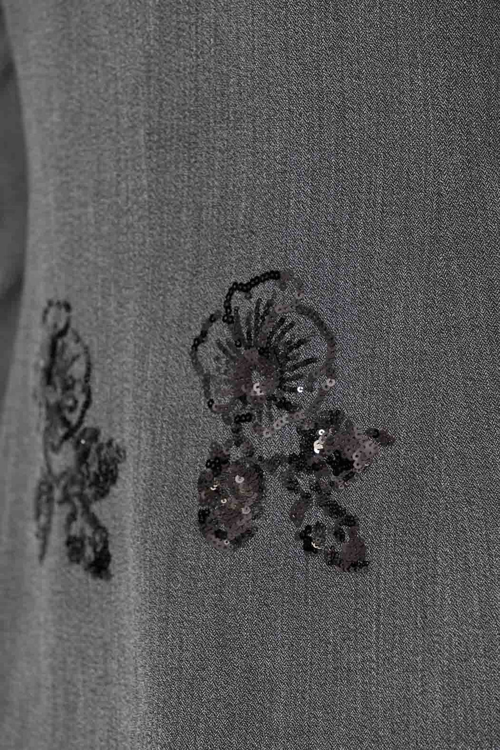 Grey Sequin Blazer
