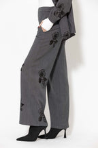 Grey Sequin Pant