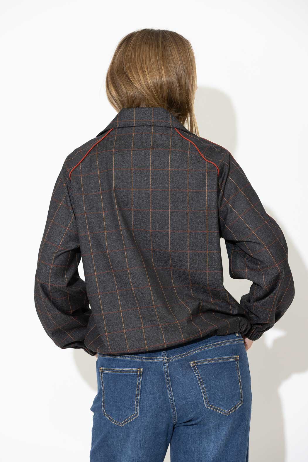 Charcoal Euro Athleisure Jacket