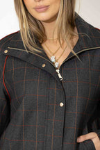 Charcoal Euro Athleisure Jacket