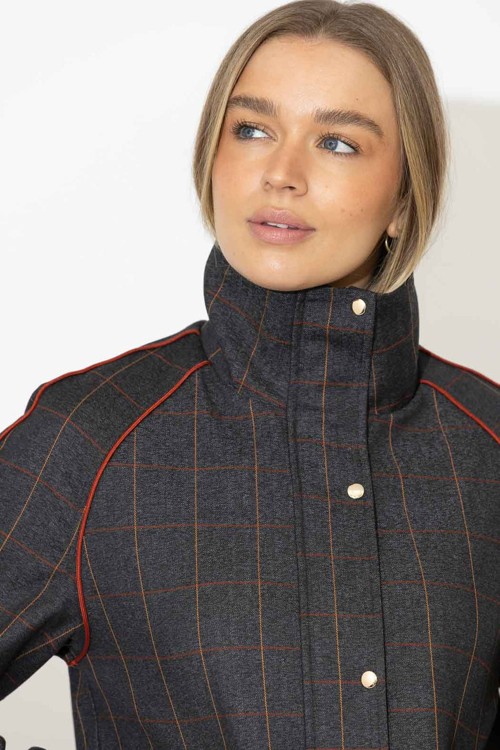 Charcoal Euro Athleisure Jacket