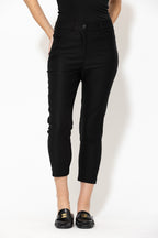 Black Stretch Capri Pant