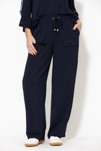 Navy Luxury Cargo Pant