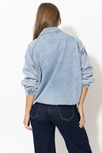 Light Denim Athleisure Jacket
