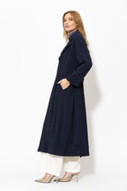 Navy Luxury Trench Coat