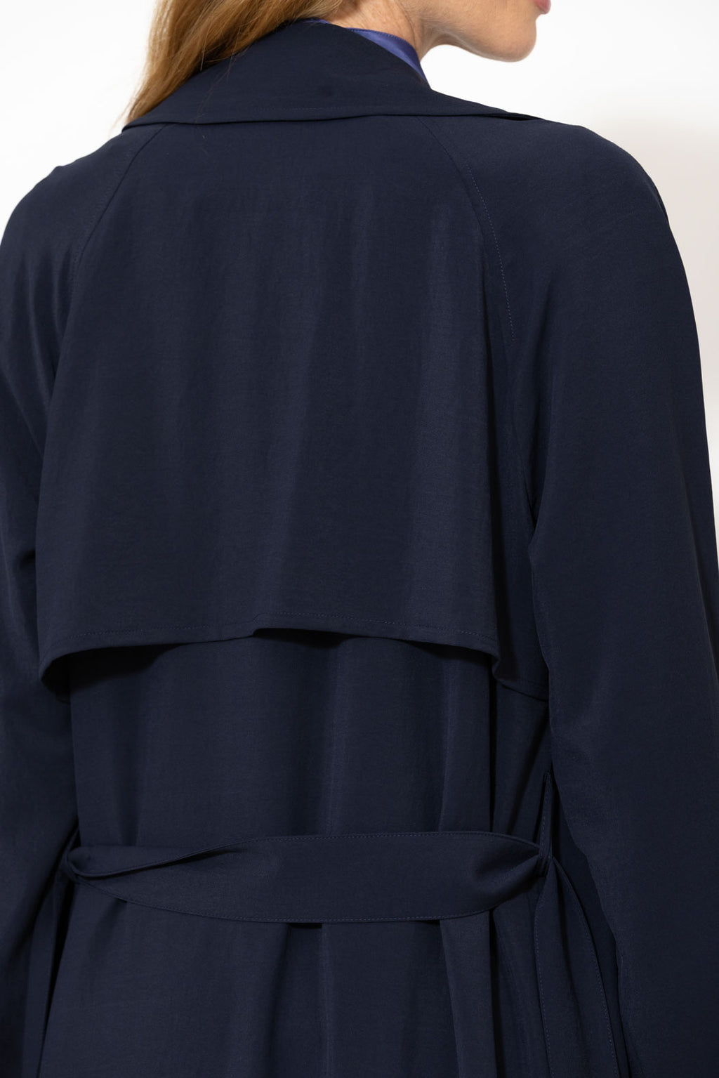 Navy Luxury Trench Coat
