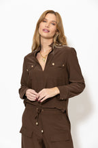 Chocolate Luxury Cargo Blogger Shirt