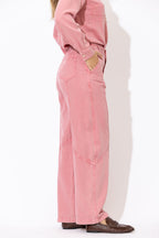 Pink Denim Baggy Street Jean