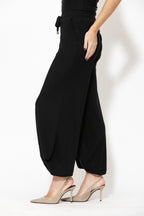 Black Tencel Balloon Pant