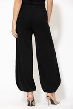 Black Tencel Balloon Pant