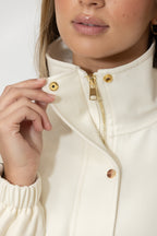 Ivory Lustra Athleisure Jacket