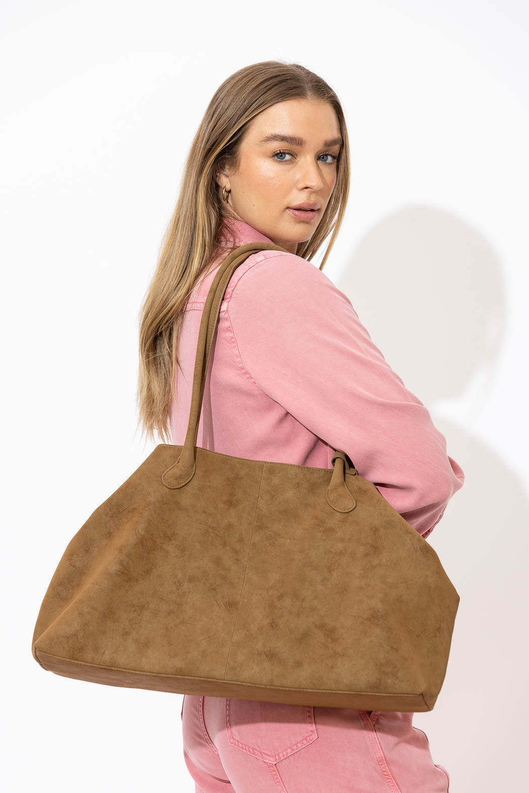 Light Brown Director Tote Bag