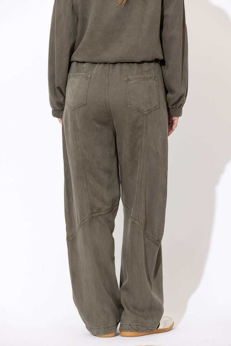 Khaki Denim Baggy Street Jean