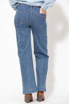 Mid Denim Pintuck Jean