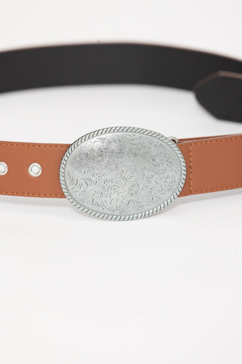 Tan Western Belt
