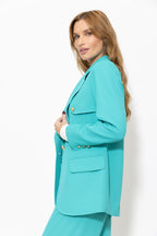 Aqua Euro Trench Blazer