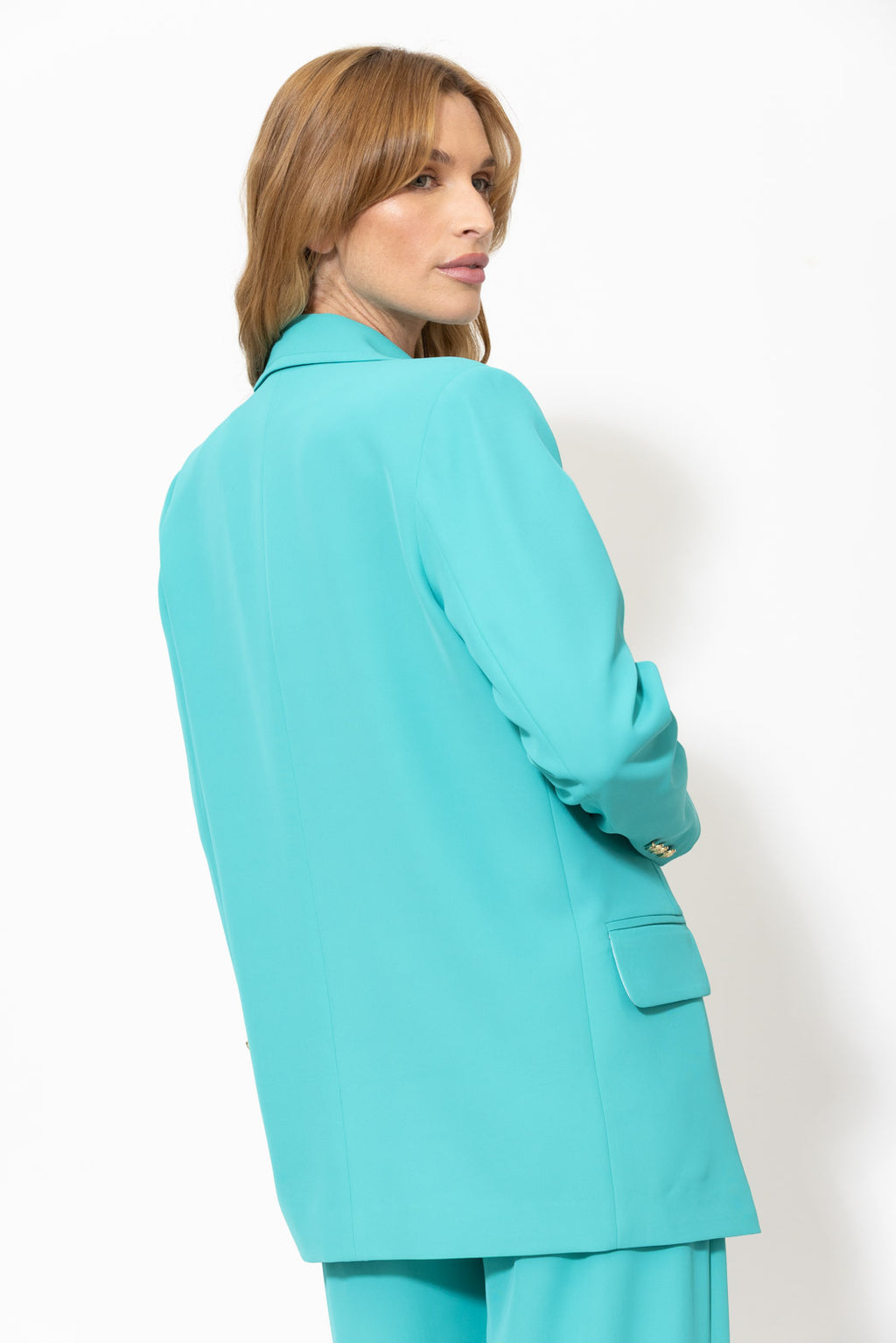 Aqua Euro Trench Blazer