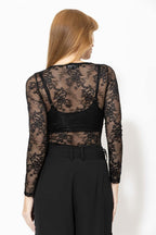 Black Lace Livvie Top