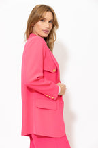 Coral Euro Trench Blazer