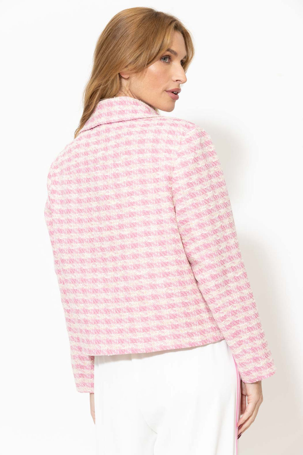 Pink Collins Jacket