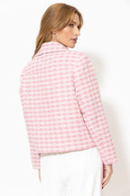 Pink Collins Jacket