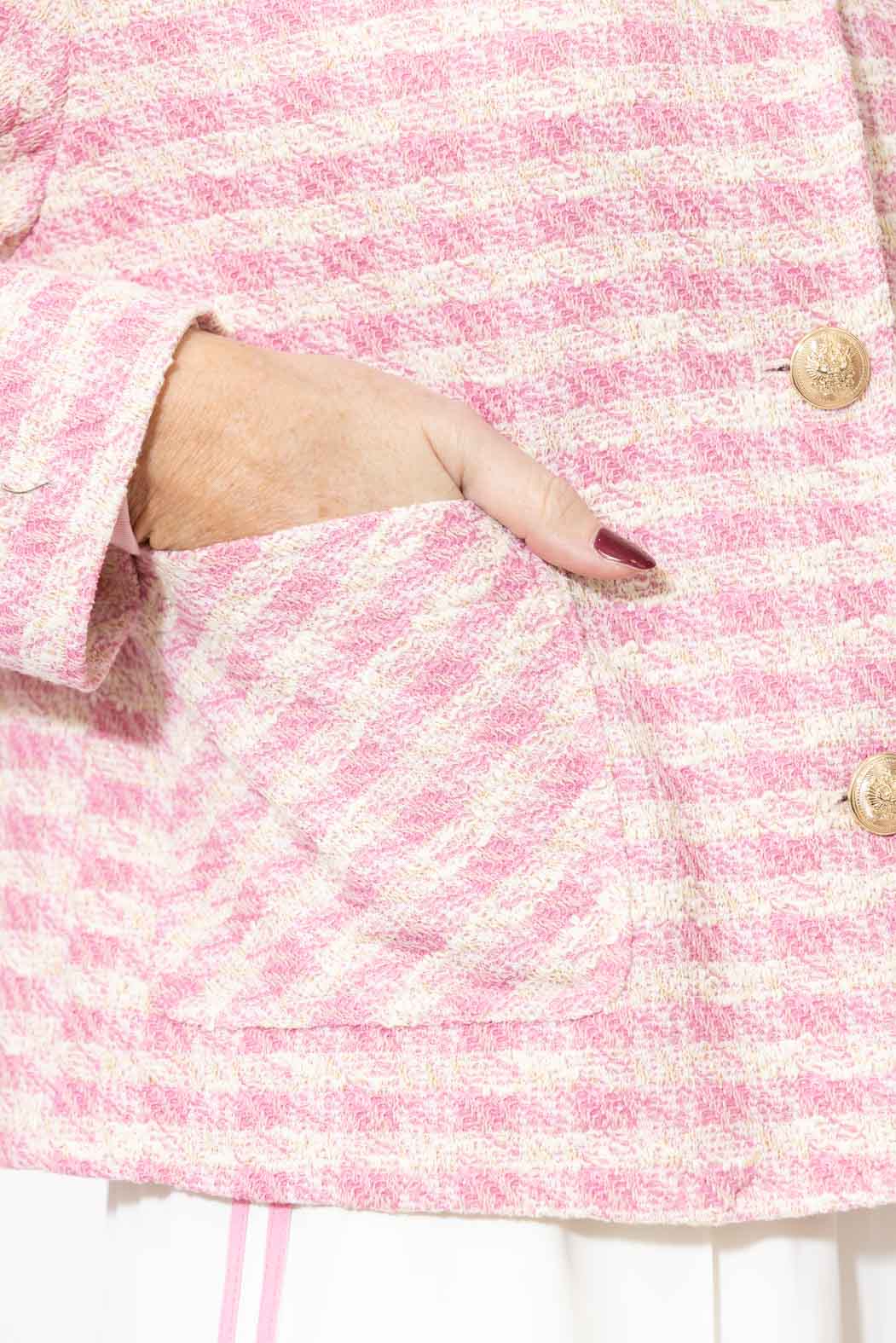 Pink Collins Jacket