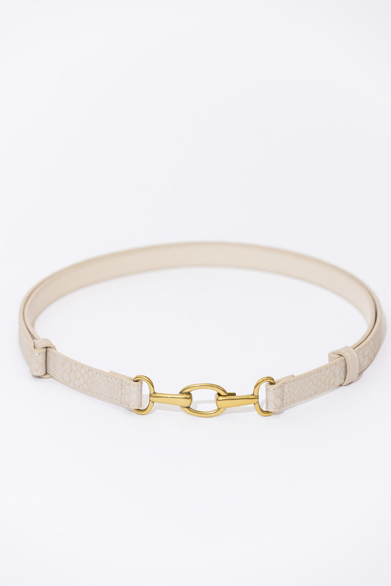 Beige Bridle Belt