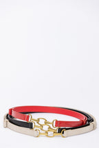 Red Bridle Belt