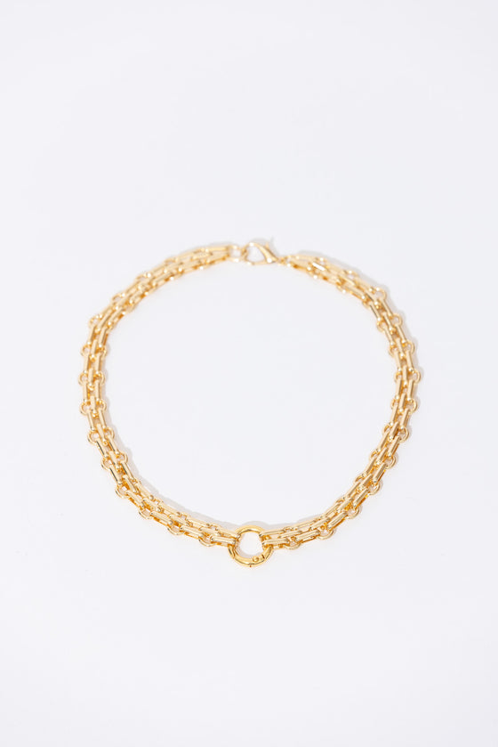 Gold Plated Castella Necklace