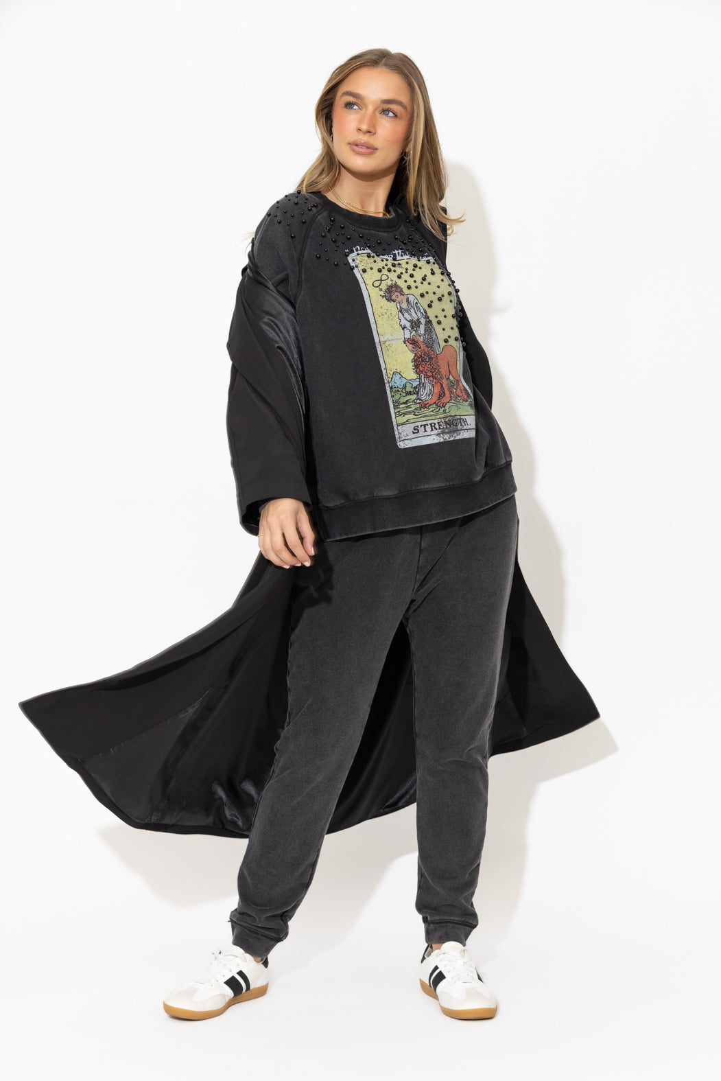 Charcoal Washed Cotton Lounge Pant