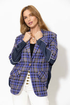 Purple Check Sports Blazer